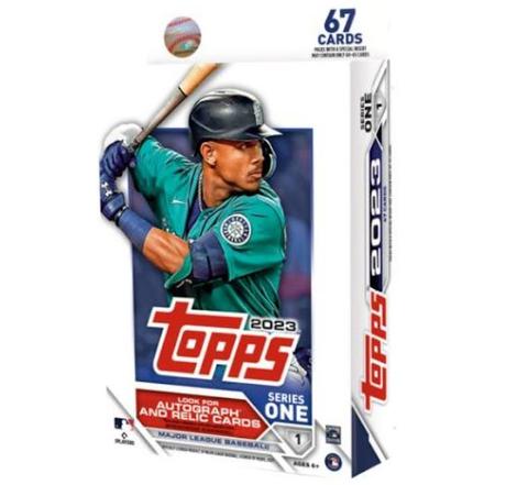 Image: 2023 Topps Series 1 MLB Baseball Hanger Pack Trading Cards