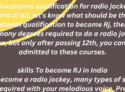 Become Radio Jockey India