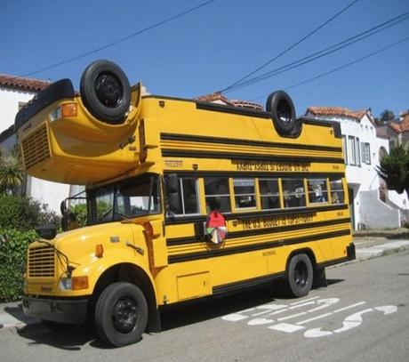 The crazy school bus