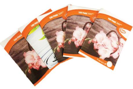 Exercise books at  30 percent discount