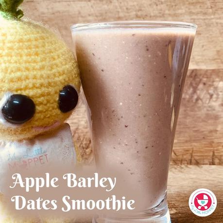 Apple barley dates smoothie
