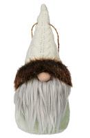 Image: Holiday Time Jumbo White Fabric Gnome Ornament