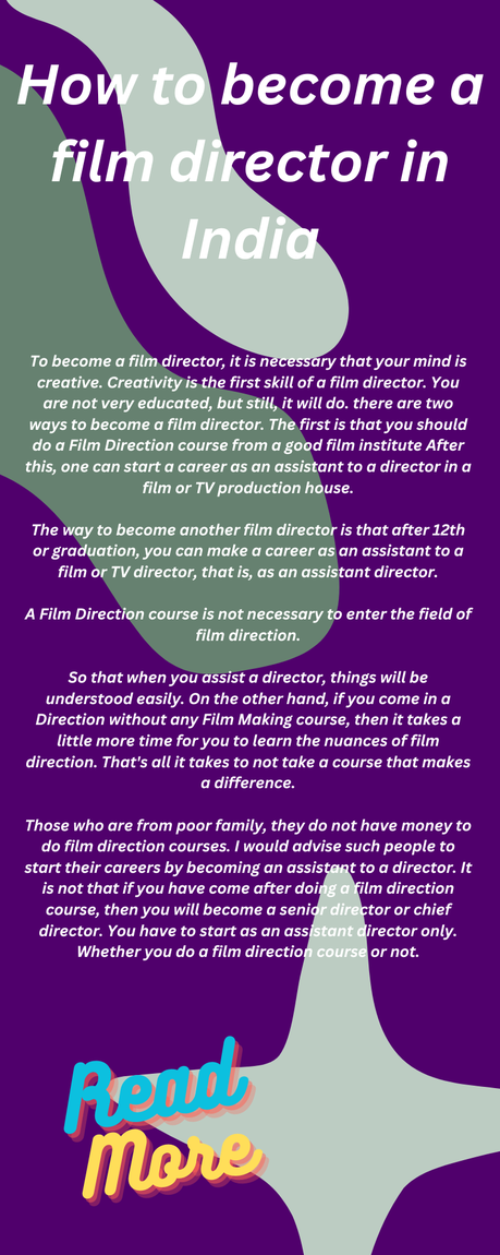 how to become a film director how to become a film director
