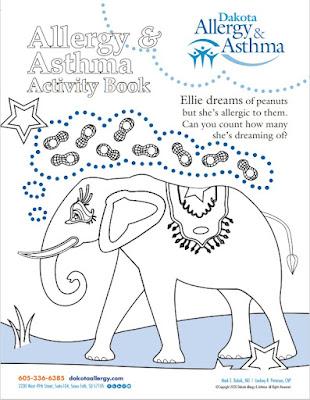 Image: Allergy and Asthma Activity Book | Dakota Allergy and Asthma (Printable)