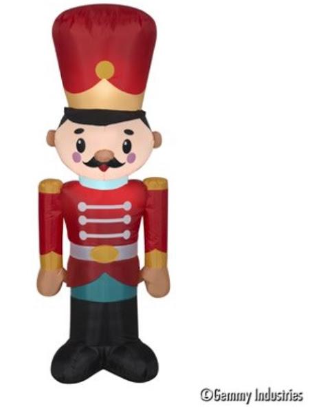 Image: Holiday Time 4 ft Toy Soldier Inflatable