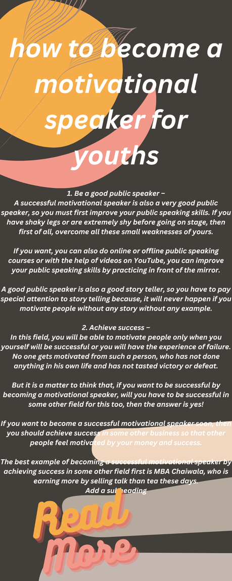 How to Become a Motivational Speaker How to Become a Motivational Speaker