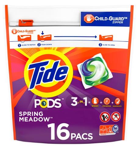 SAVE $7.09 - Tide PODS Liquid Laundry Detergent Pacs Image: Tide PODS Liquid Laundry Detergent Pacs