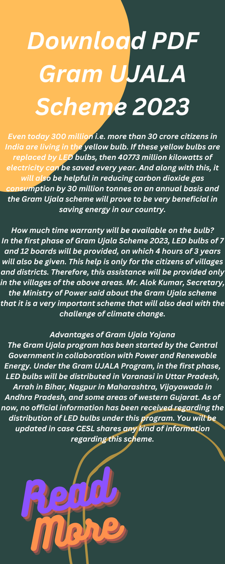 Gram UJALA Scheme 2023 Gram UJALA Scheme 2023