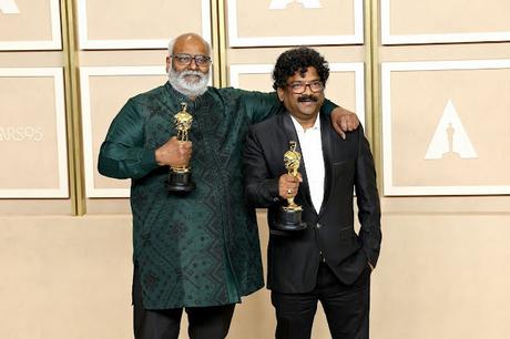 MM Keeravani stands tall at Academy Awards - it is 'Nattu, Nattu' - పొలం గట్టు దుమ్ములోన  !!