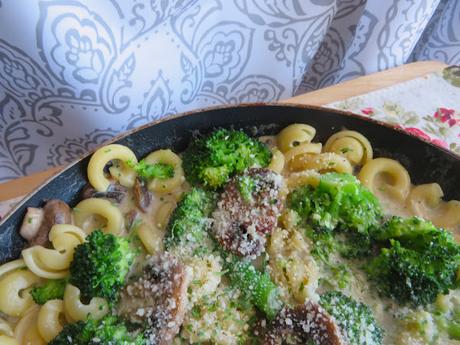 Mushroom Broccoli Pasta