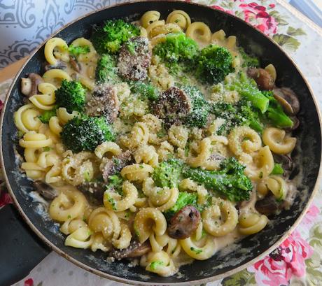 Mushroom Broccoli Pasta