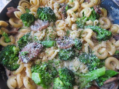 Mushroom Broccoli Pasta