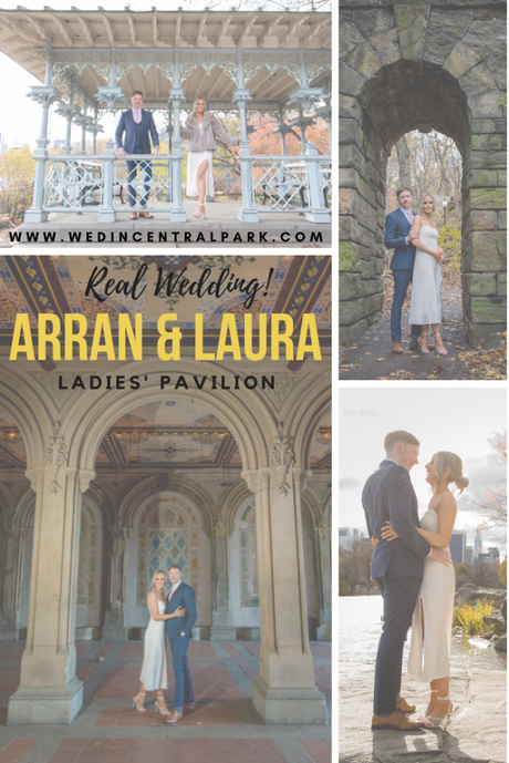 Laura and Arran’s Elopement Wedding in the Ladies’ Pavilion in November