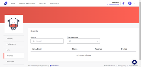 moosend referrals