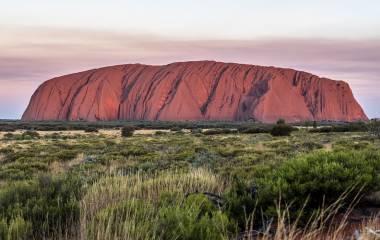 Uluru at sunset