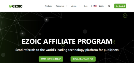 Ezoic affiliate program