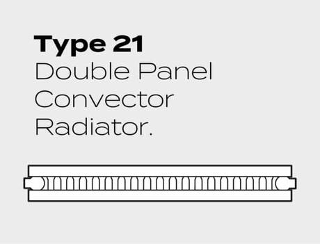 cross section of a type 21 convector radiator