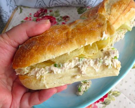 Crunchy Tuna Salad Baguette