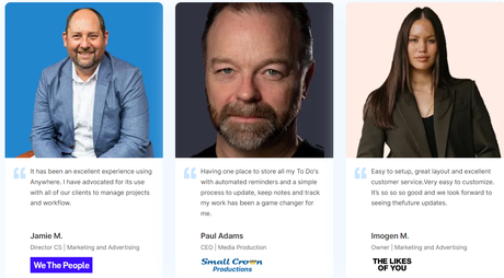 Anywhere.io customer review