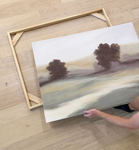 How To Frame a Canvas Print