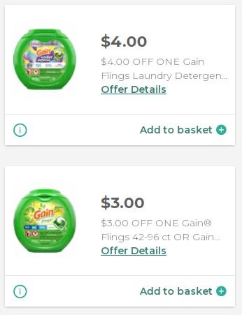 P&G COUPONS: In store or online