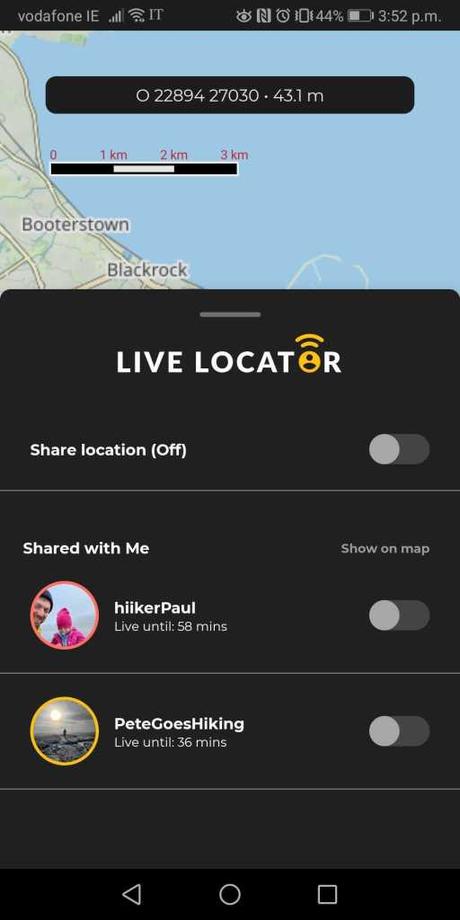 Live locator
