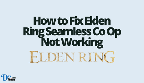 How to Fix Elden Ring Seamless Co Op Not Working