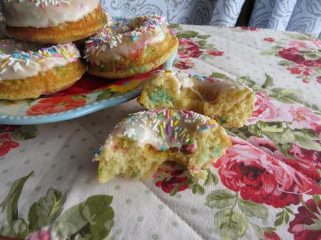 Baked Funfetti Donuts