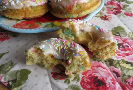 Baked Funfetti Donuts