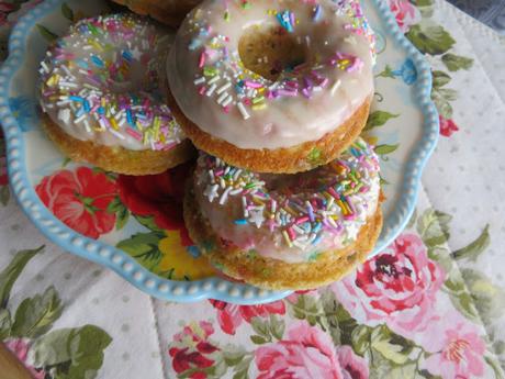 Baked Funfetti Donuts