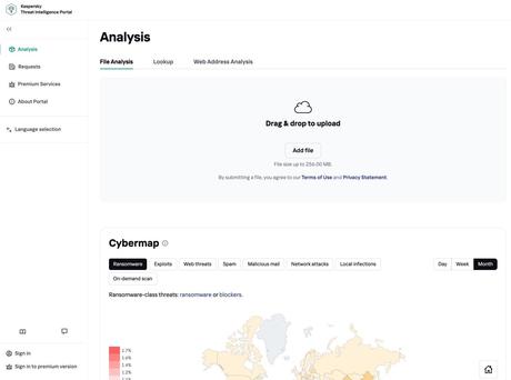 Kaspersky Free Online Antivirus Tool: A convenient service for checking file and web security risks