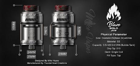 Thunderhead Creations Blaze Solo RTA $23.30