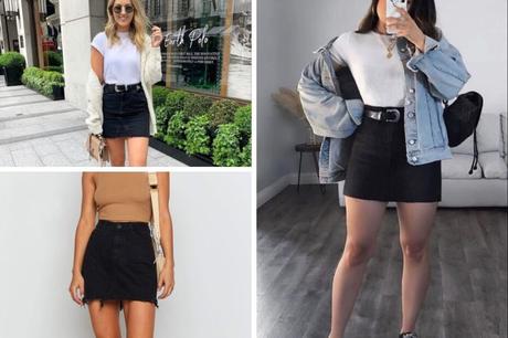 10 outfits with black skirt to wear in hot weather