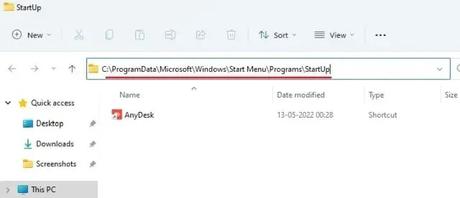 3 Methods To Find The Windows 11 Startup Folder
