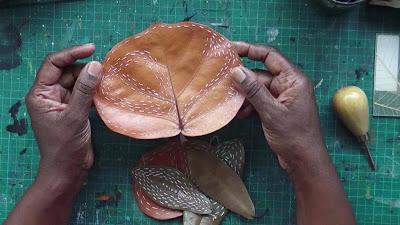 Crocheting Real Leaves for Eco-Friendly Crafts - Material Mondays
