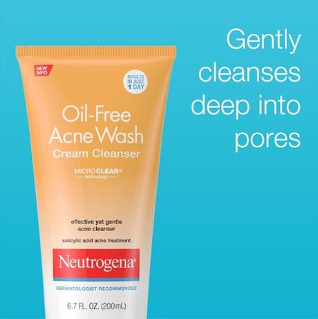 SAVE - Neutrogena Oil-Free Acne Face Wash Cream