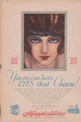 Maybelline presented a image of the the American woman in 1924...