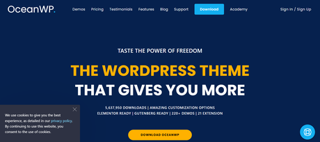 Discover the Top 10 Dark WordPress Themes, Including Free Options oceanwp theme