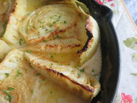 Braised Cabbage with Horseradish Cream