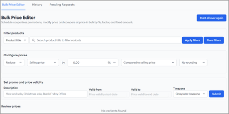 Konigle Review 2023: Best Sales and Conversion Boosting Tool for e-commerce Store Mass adding compare at prices