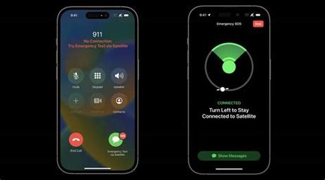 satellite messaging an iPhone 14