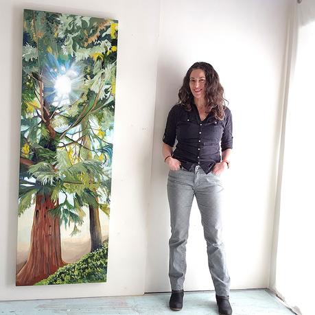Large PNW Art Commission | Camas WA | Redwood Tree Painting
