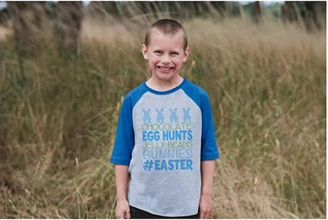Celebrate Easter with a fun shirt perfect for Easter Egg Hunts!