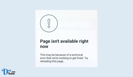 How to Fix Page Isnt Available Right Now on Instagram