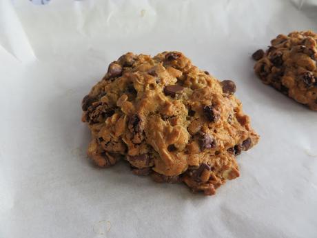 Oatmeal Raisin Chocolate Chip Monster Cookies