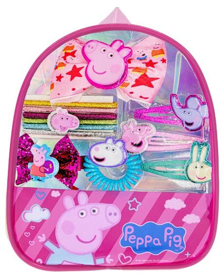 SAVE - Peppa Pig Backpack Cosmetic Makeup Hair Accessories