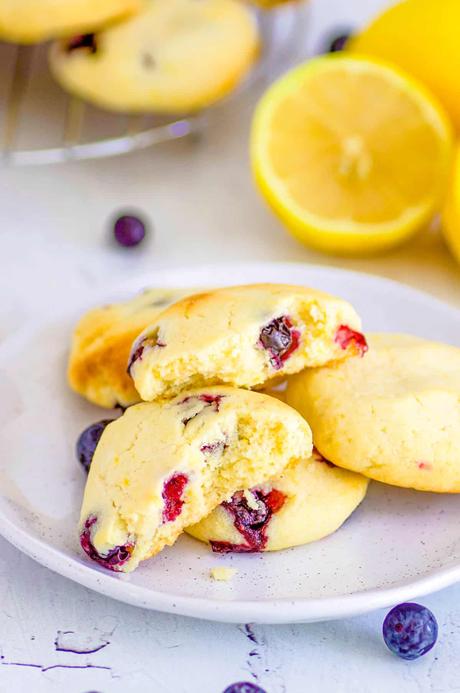 Lemon Blueberry Cookies