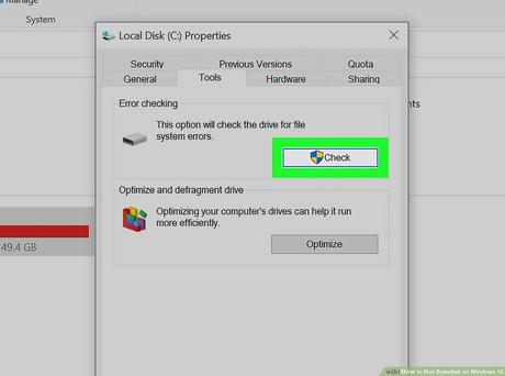 Scan Disk Windows