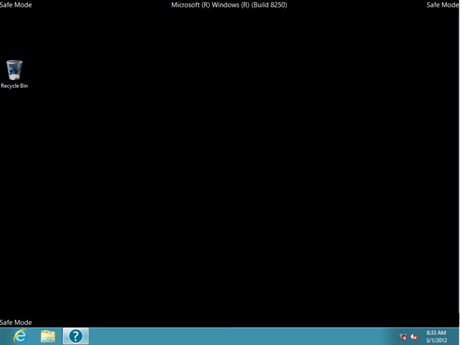 How to Start Windows 8 in Safe Mode?