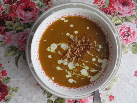 Creamy Curried Sweet Potato Soup